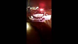 NF Blvd Car Accident Near Evening Star Bar (Car Crash   Involving Cab / Blue Taxi in Falls)