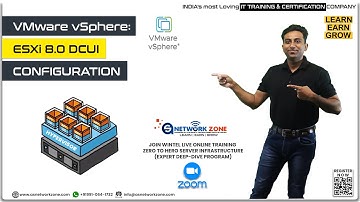 DCUI Configuration of VMware vSphere ESXi 8.0 Hypervisor Step by Step in Hindi | ASNETworkZONE