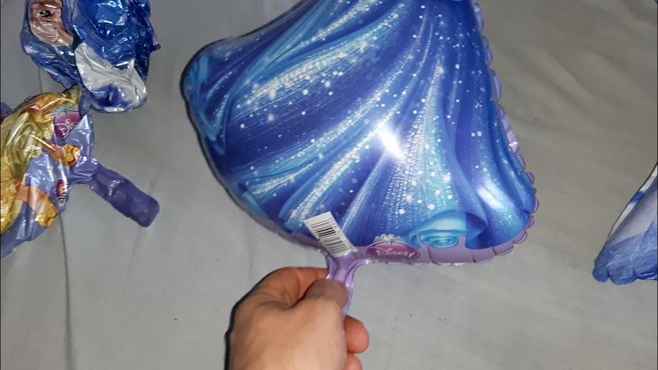 4 mini mylar balloons deflating YouTube
