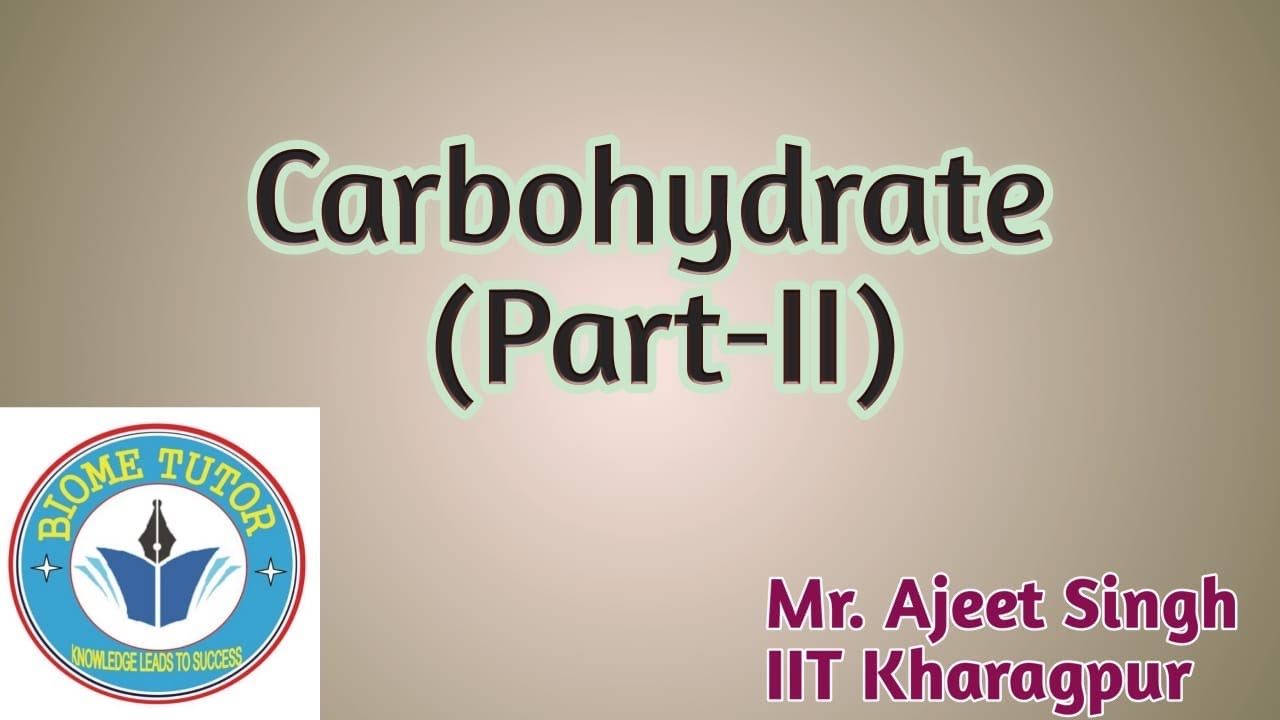 Carbohydrates 02 II Cyclic Structure, Mutarotation, Reducing & Non