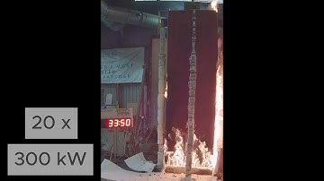 ACP-FR45 - Vertical fire spread testing (Test 2)