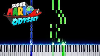 Bubblaine (8-Bit) - Super Mario Odyssey (Piano Tutorial)