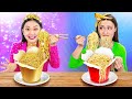 TEURES VS GÜNSTIGES ESSEN || Wenn Essen Menschen wären und lustige Futterszenen auf 123 GO! GOLD