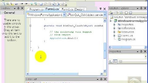 WindowsForms Apps in C#, Part4
