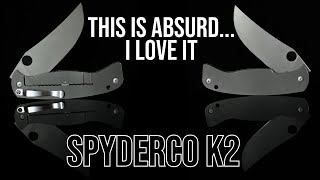 Big, is an Understatement - Spyderco Knives K2 screenshot 4