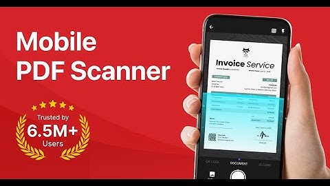 Scan your docs into PDF files & email straight from your phone