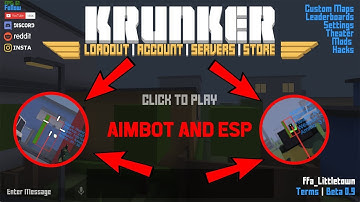 AIMBOT AND ESP HACKS | Krunker.io