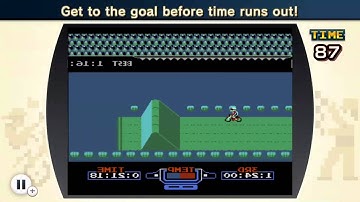 Wii U - NES Remix - REMIX II STAGE 12 [Get to the goal before time runs out!]