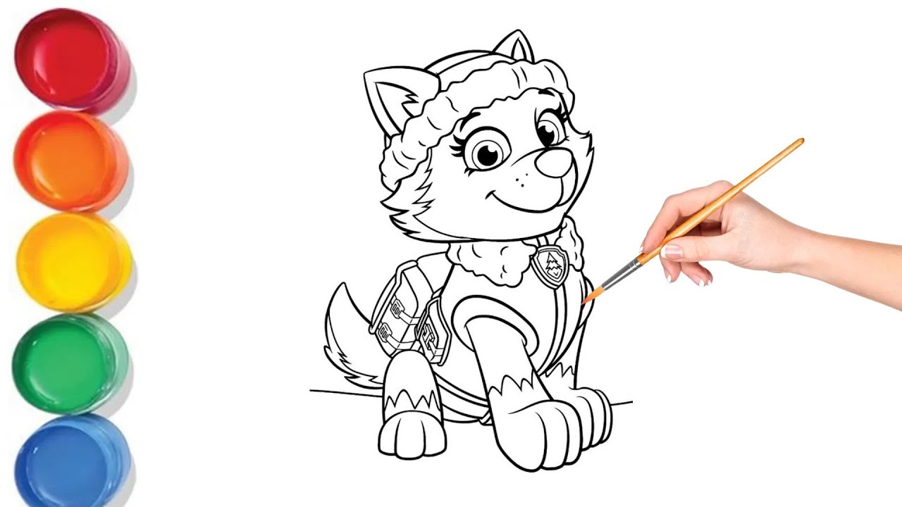 How to Draw Rubble from PAW Patrol (PAW Patrol) Step by Step |  DrawingTutorials101.com