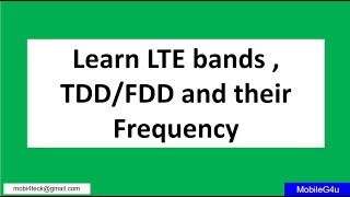 Learn LTE bands , TDD/FDD and their Frequency screenshot 3