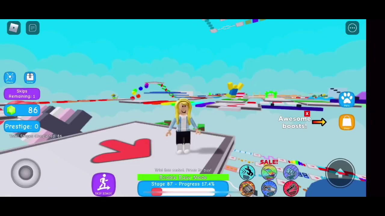 Roblox Troll Obby Stage 150