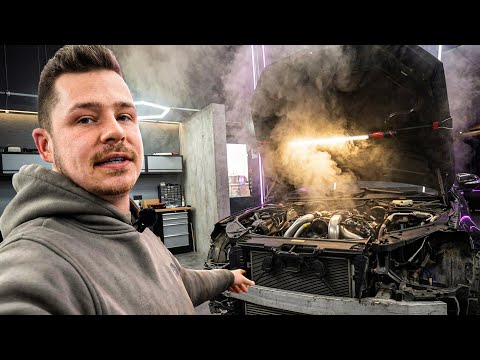 The initial start didn't go as planned! AMG V8 Biturbo