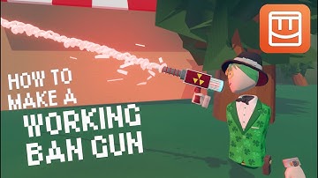 How To Make A working BAN GUN In Rec Room! | Rec Room Tutorial | SirScrubBuns