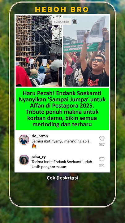 Lagu Sampai Jumpa Didedikasikan Untuk Affan, Semua Terharu #shorts #viral #trendingshorts