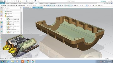 #NX Assembly #V6 Engine assembly #oil sump