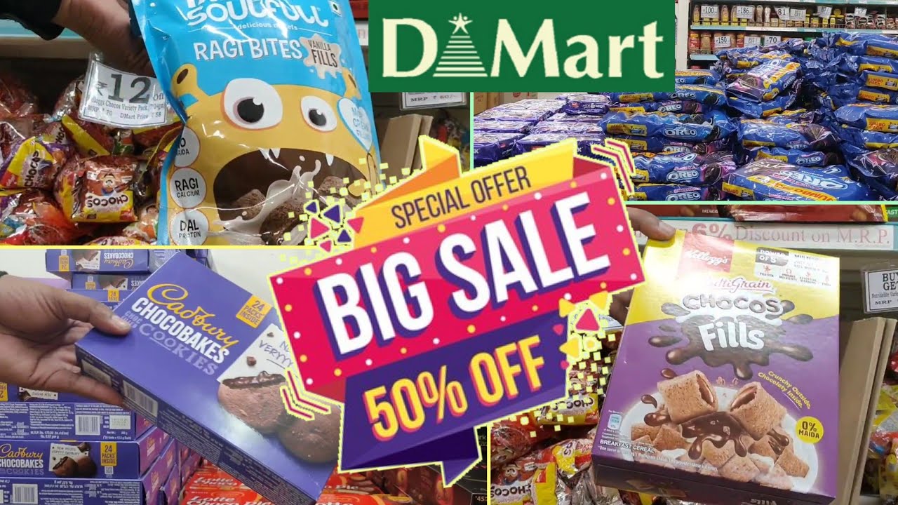 D Mart Latest Offers On Snacks & Biscuits || D Mart Latest Buy1 Get1 Sale || D Mart Latest Offers