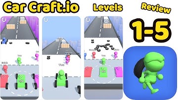 CarCraft.io Game All levels 1-5 Gameplay Walkthrough Max Levels Game Review (iOS-Android)