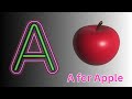 Phonics Song with TWO Words - A For Apple - ABC Alphabet Songs with Sounds for Children