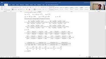 Inverse Interpolation