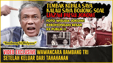 Wawancara Eksklusif‼️ Bambang Tri 🔥 Jokowi Undercover 🔥 Benarkah Presiden Jokowi Pemalsuan Ijazah ⁉️