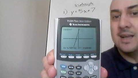 TI 83 / TI 84 Calculator Workshop Part 4: Finding x-Intercepts & Intersections of Graphs