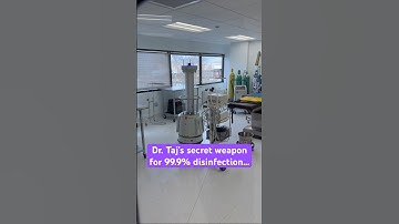 This is how we clean our operating room! This robot uses UVC light to kill germs in SECONDS...