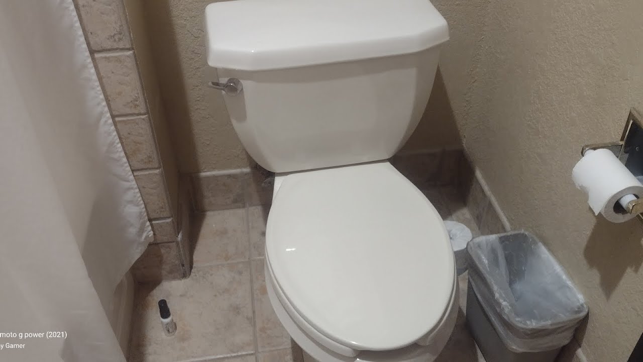 American Standard Cadet Pressure Assist Toilet Flushing YouTube