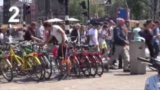 Stealing bikes in Amsterdam