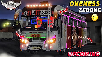 Upcoming ONENESS ZEDONE BUS MOD for bus simulator indonesia | BUSSID V3.6.1 | #bussidmods