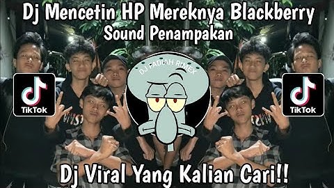 Dj Mencetin Hp Mereknya Blackberry Temen Nongkrong Di Cafe Gua di Pohon Cery Sound penampakan Tiktok
