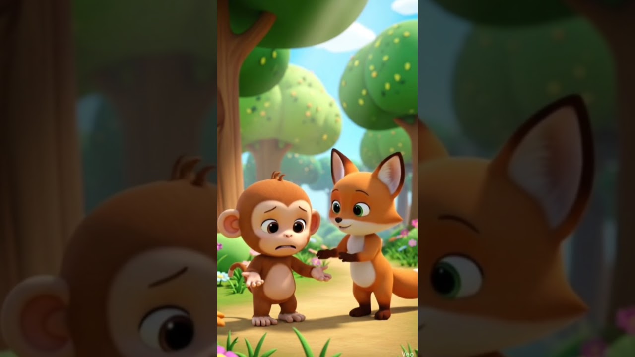 The Little Fox’s Big Adventure A cute kids story about friendship, adventure, and helping friends. 🌳