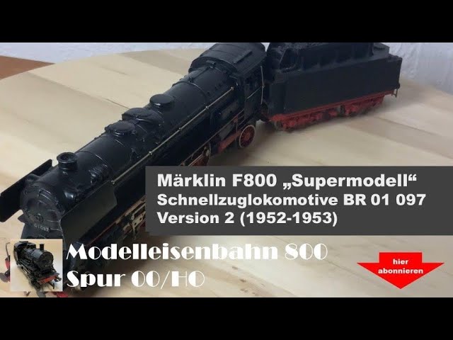 Märklin F 800 F800 BR 01 097 mit Tender F809/1 ohne OVP (Gebraucht) in