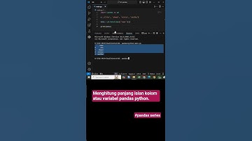 Fungsi Len pada pandas python