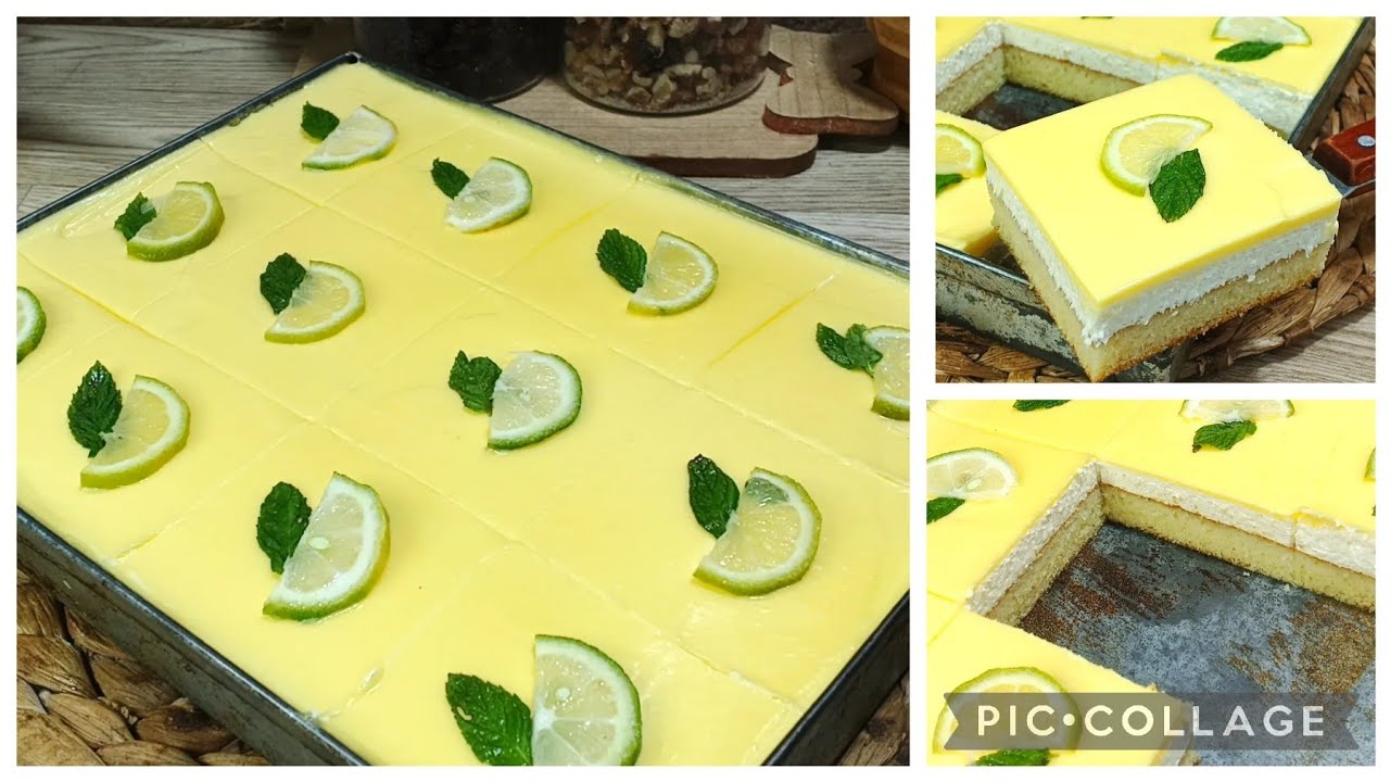 لعشاق التحليات😍تحلية الليمون المنعشة لي خلاصت في نهارها 😂مع تنجح كريمة الليمون 🍋تقدري ديريها لهبال