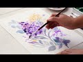 Watercolour Hydrangeas - Paint Along