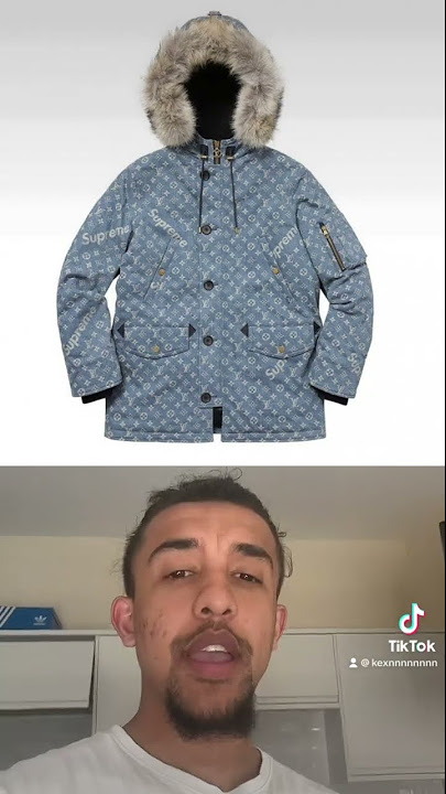 3dunked - Louis Vuitton Leaf Denim Baseball shirt.