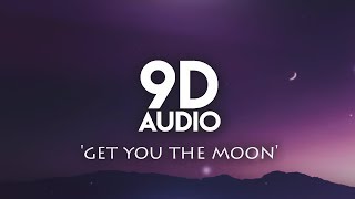 Kina - Get you the moon | 9D AUDIO (with rain) chords