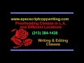 Proofreading classes and writing courses in Los Angeles - Work from home jobs