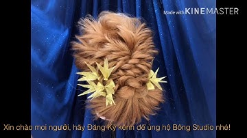 Hướng dẫn bới tóc cô dâu đơn giản( tổng hợp những mẫu cô dâu nhà Bông Studio)30