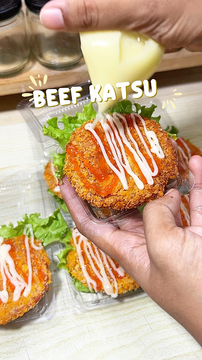 2000s snacks, the simplest recipe. Beef katsu, a hassle-free selling idea #simplerecipe #sellingr...