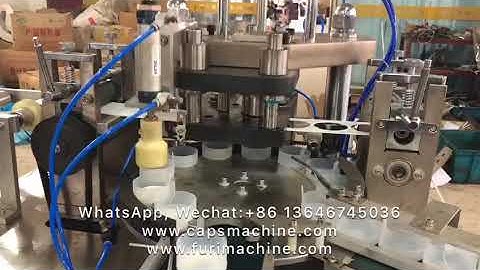 5 gallon Water Cap gasket Liner cutting Punching inserting machine