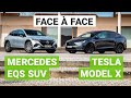 Tesla model x plaid vs mercedes eqs suv 580 amg  duel des plus prestigieux suv lectriques