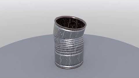 tin can  Lightwave 3d 2018