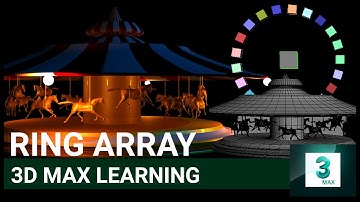Easy Tutorial of Ring array tutorial in 3d max