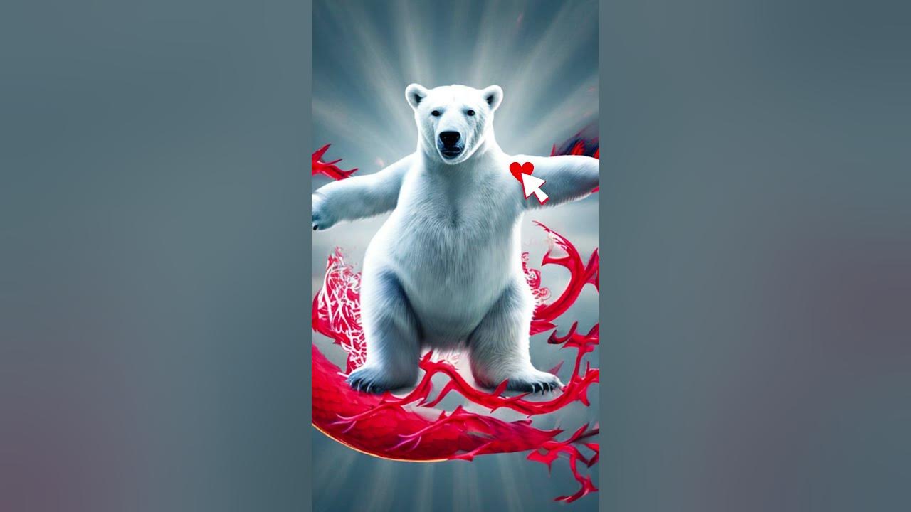 Piada do Robô inteligência artificial Urso Polar. like viral 