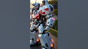 Futuristic AI Robots Morphing into Luxury Cars #ai  #robots