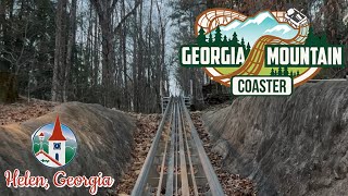 Georgia’s ONLY Mountain Coaster! ⛰️🎢 Helen, Georgia 🇩🇪 🥨 Georgia Mountain Coaster POV