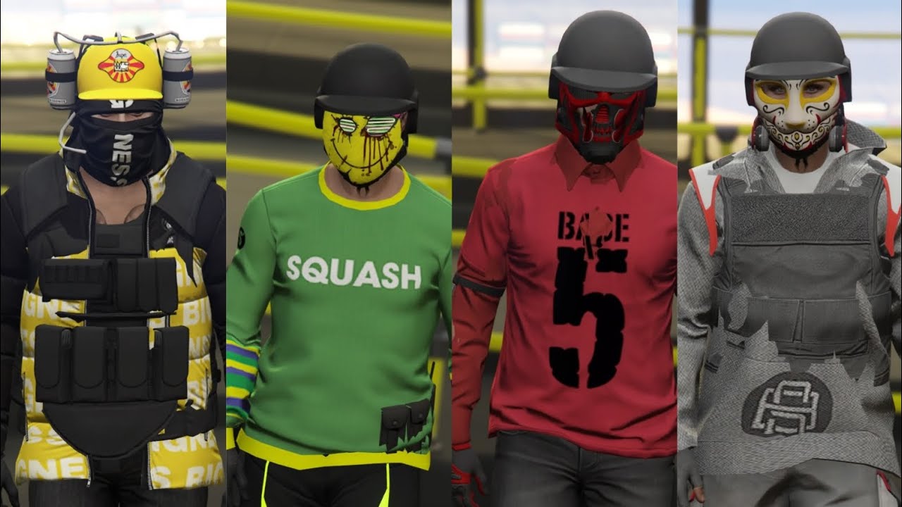 4 EASY TRYHARD OUTFIT COMPONENTS GTA 5 ONLINE YouTube