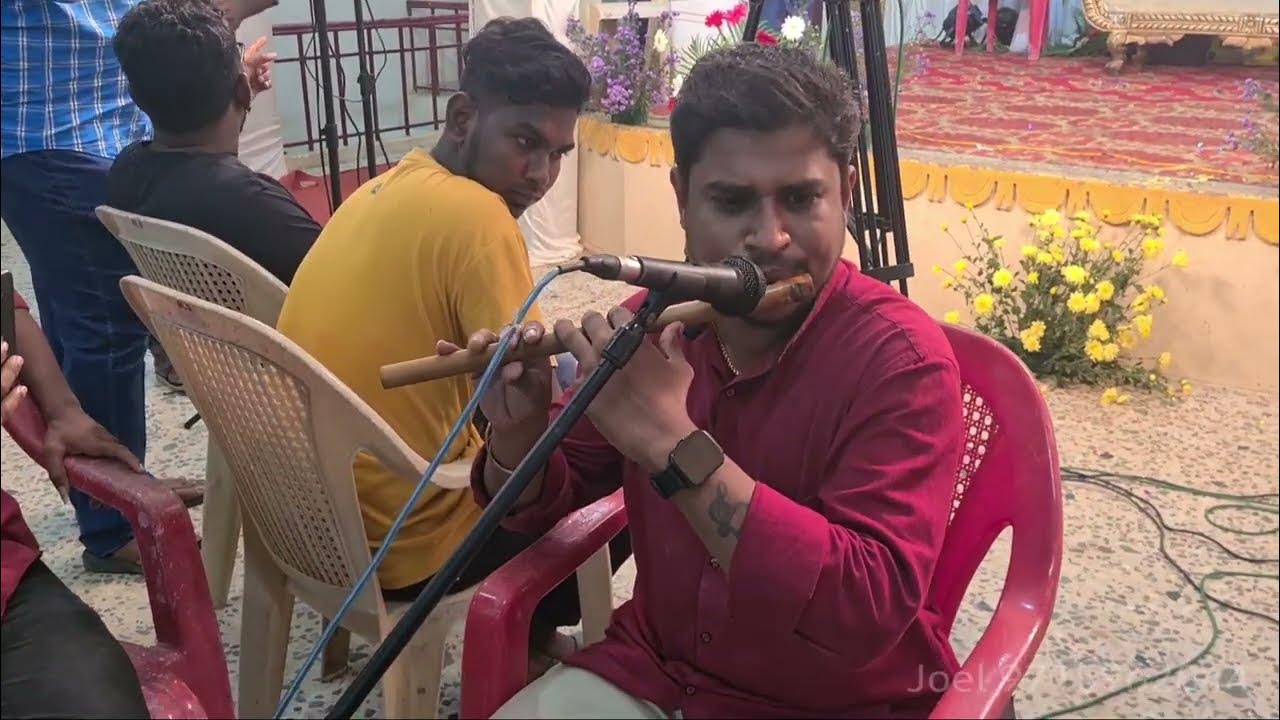 Kartharin Saththam Flute Cover Flute Live Tamil Christian Instrumental YouTube