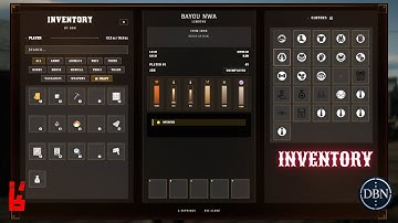 (RedM script)[VORP]Best Inventory Script for VORP Core DBN